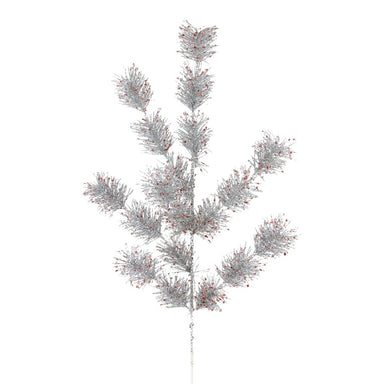20" Glitter Pine Spray