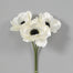 17 1/2" Polyester Mini Anemone Bundle - Cream