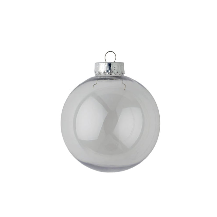 Plastic Clear Ball Ornaments
