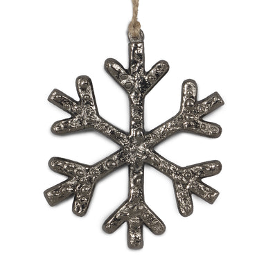 Snowflake Ornament - Antique Pewter