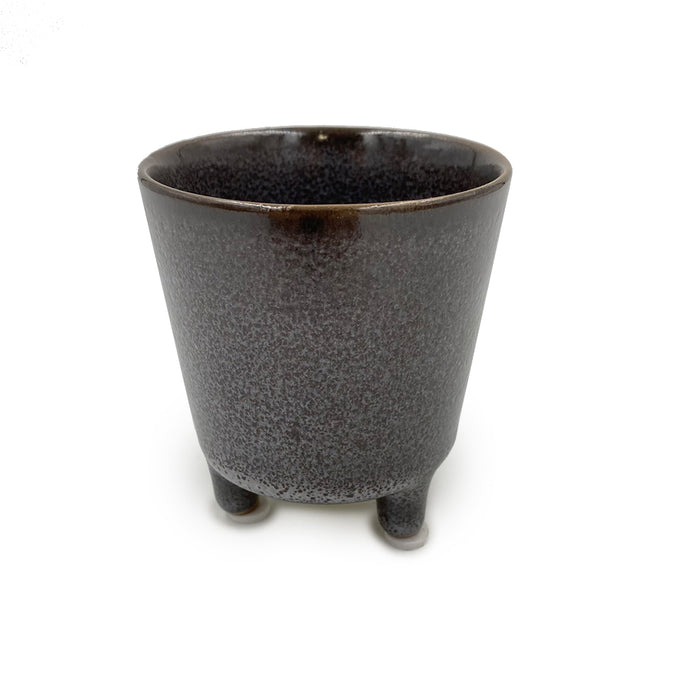 3" Organic Ceramic Pot - Burnt