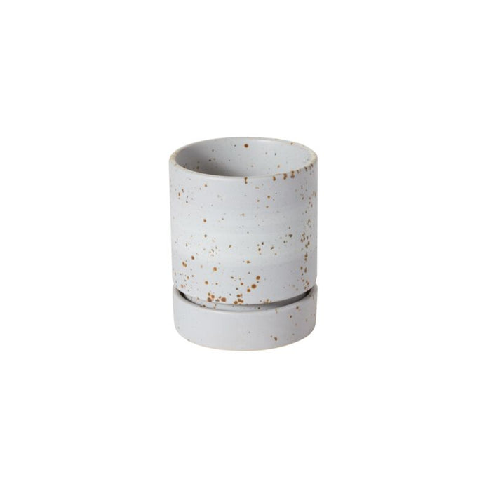 6 in La Jolla Pot w/Saucer - Grey