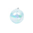 4 in Iridescent Ball Ornament - Aqua