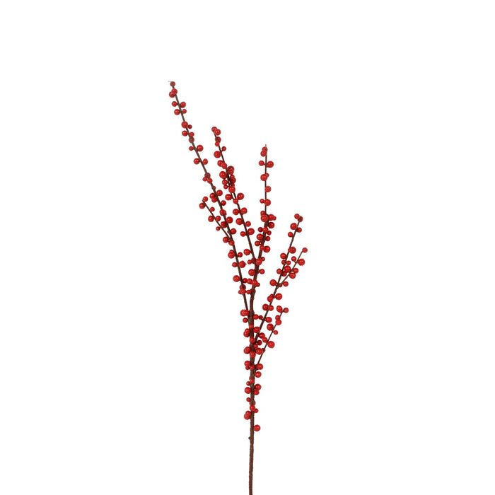 37 1/2 in Ilex Berry Spray - Red