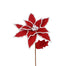 30" Polyester Poinsettia - Red