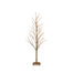 36 in Paperwrap Glittered Tree w/Warm White LED Lights - Champagne Glitter
