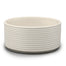 Horizontal Ribbed Low Bowl - White