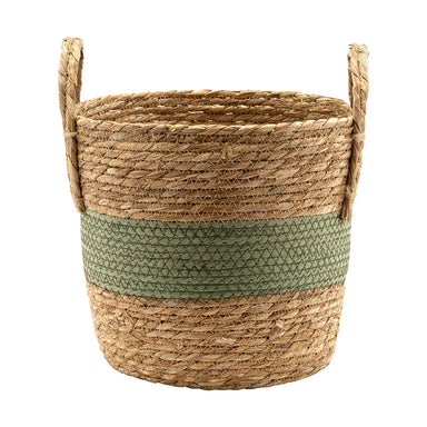 Sage Seagrass Tree Cover Basket Medium