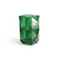 5.25 in Crystalline Edge Bud Vase - Green