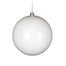 120 mm Plastic Ball Ornament - Shiny White