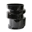 8" Kartell Glass Vase - Black