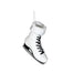 6.75" Skate Ornament - White