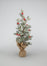 Boxwood Tree w/Red Berries & Burlap Base