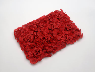 24 in x 16 in Poly Rose/Hydrangea Mat - Red