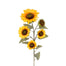 38 1/2 in Polyester Sunflower Spray - Yellow
