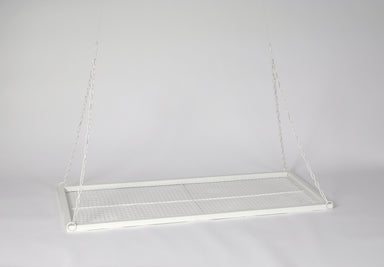 48 in Hanging Metal Rect Mesh Arrangement - White