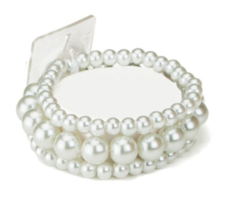Bubble Bath Beaded Bracelet- Sugar