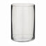 4" x 6"H Round Clear Glass Vase