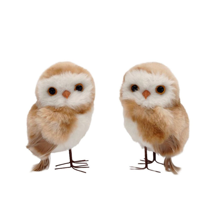 Plush Standing Owls 4.5"