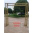 96" Metal Box Gate w/Stand - Gold