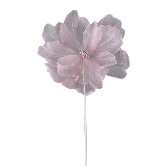 22 in Sheer Flower Stem - Pink