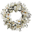 24" Japanese Magnolia Wreath - White