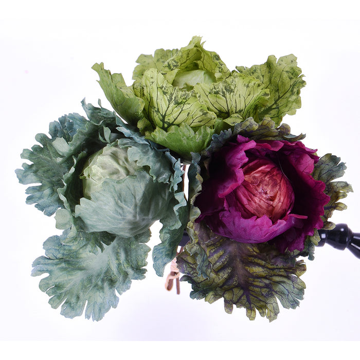 10" Cabbage Pick Assortment - Green/Multicolored