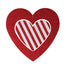 Heart Stripe Mobile 17 In Red White