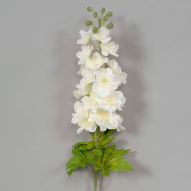 31" Polyester Delphinium - Cream