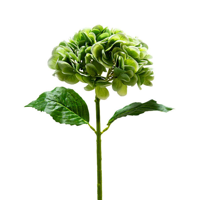 19 in Real Touch Hydrangea Spray - Green