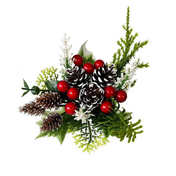 8 in Eucalyptus/Holly/Berry Pick - Green