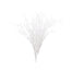 24 in Flocked Snow Twig Bush - White