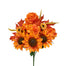 Sunflower/Hydrangea/Peony Bush - Orange/Rust