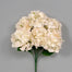 22" Hydrangea Bush w/Printed Leaves - Cream/Light Pink