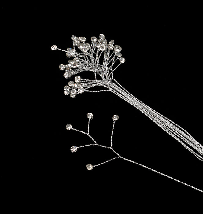 7 1/4 In Rhinestone Spray