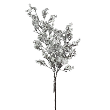 32 in Mini Flower Spray - White