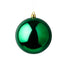 400 mm Plastic Ball Ornament - Gold/Emerald