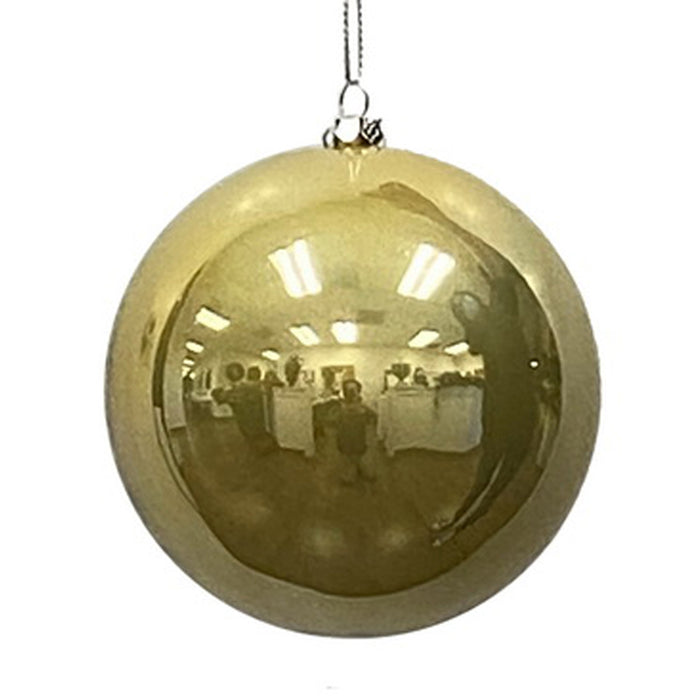 100mm Pearl Shatterproof Ball - Gold