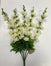 22" Polyester Delphinium Bush - Cream