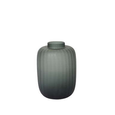 12 in Prasinos Vase - Dark Green