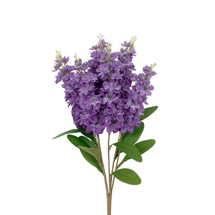 22 in Polyester Stock Flower Bush - Purple
