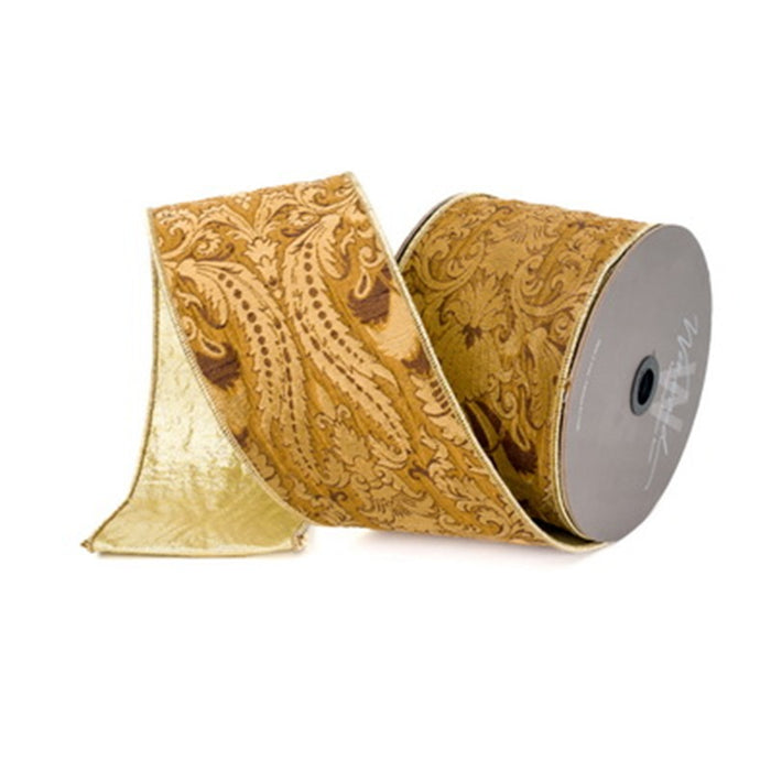 4 in Ribbon - Gold/Brown