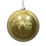 100mm Pearl Shatterproof Ball - Gold