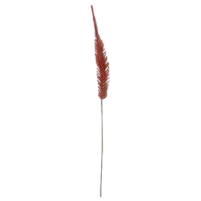 48 in Plastic Fern - Red