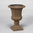 Square Base Fibre Clay Compote Garden Urn