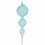 11" Glass Bubblegum Finial - Turquoise