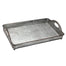 20 in L X 12-1-2 in W Galvanized Metal Rect Tray W-2 Handles