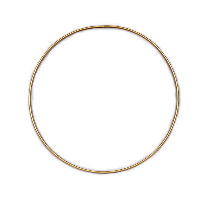 24"D Wire Ring - Gold