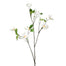 38" Clematis Branch - White