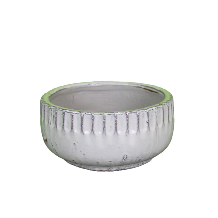 9.25 in Terracotta Bowl - Cream